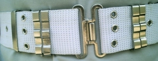 Web Belt Brass fitting with Eyelets