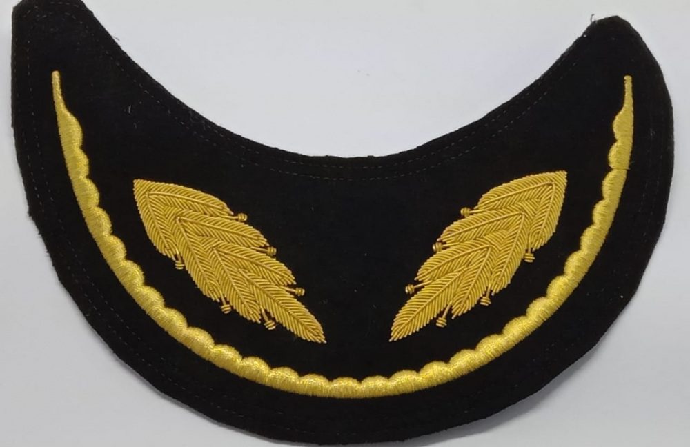 Embroidered Badge, Peak Cap