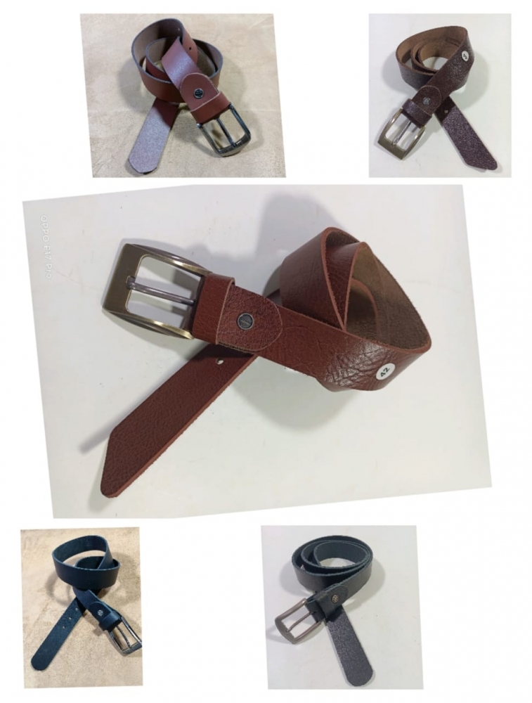 Leather belt