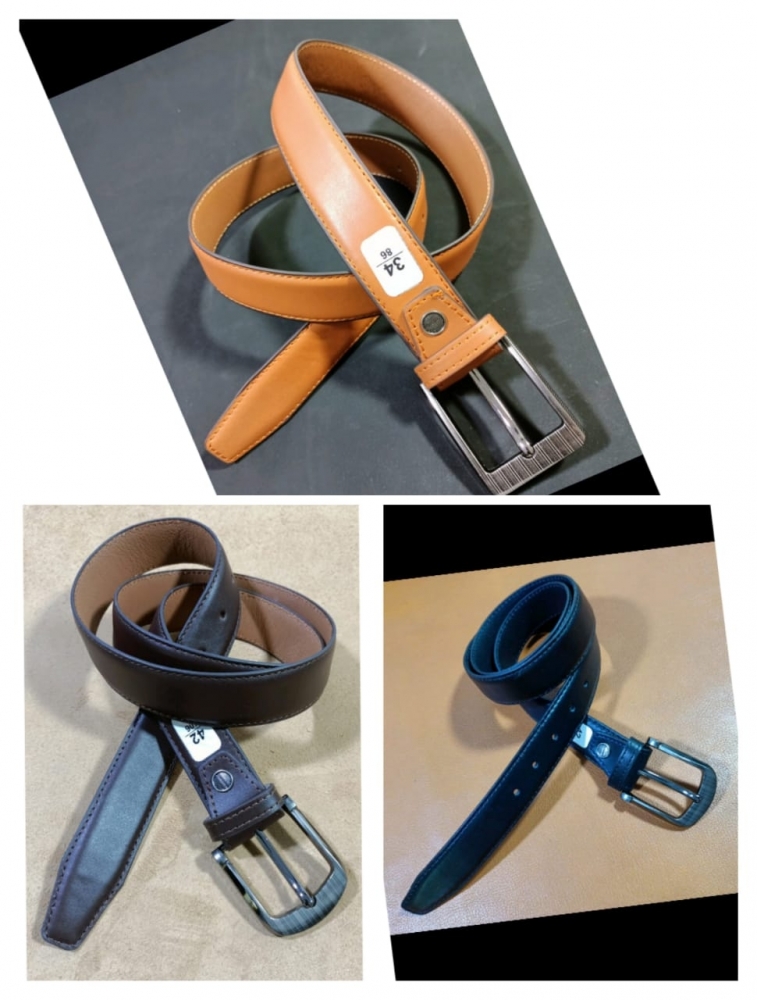 Leather belt