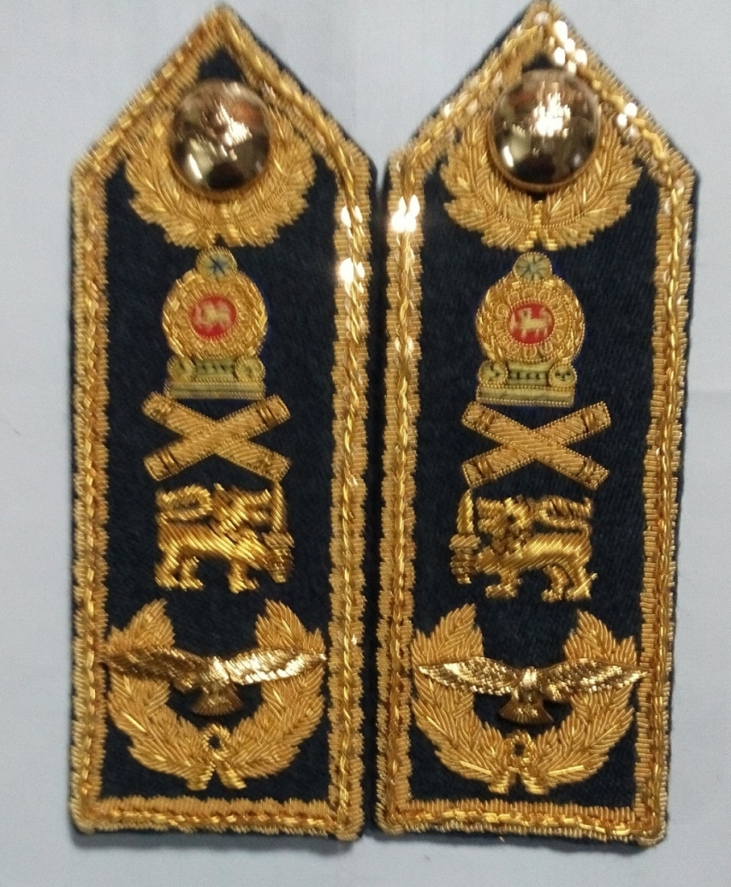 Braided Epaulette with metal Eagle